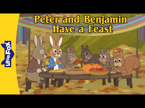 Peter Rabbit and Benjamin's Harvest Feast Full Story | The Great Nut Mystery | Little Fox