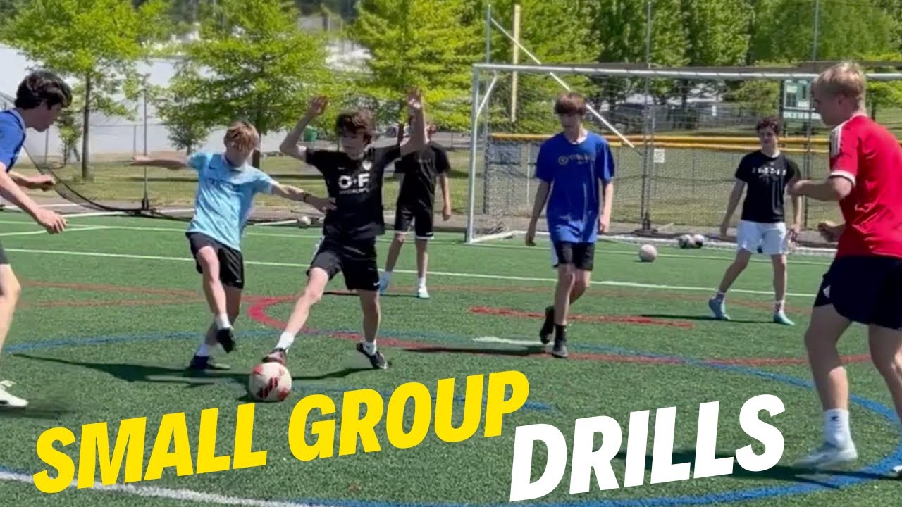 Tight Space Decision Making | 4v1 Transitional Rondo Drill