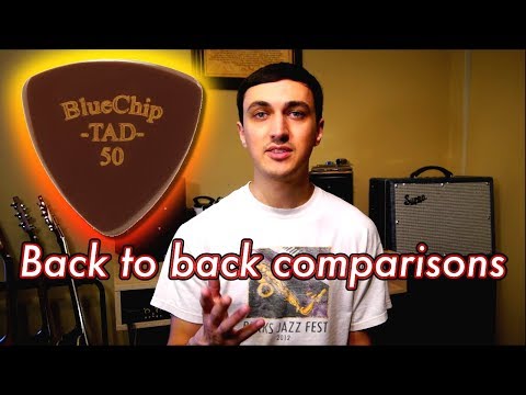 This is a $35 Guitar Pick... what's the difference? // Blue Chip comparison