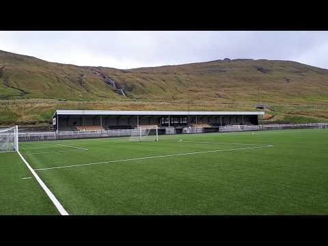 Skála Stadion undir Mýruhjalla in the village Skáli on the Faroe Islands | Stadium of Skála IF