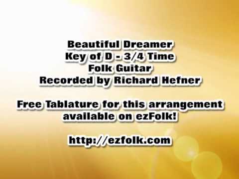 Beautiful Dreamer - Folk Guitar