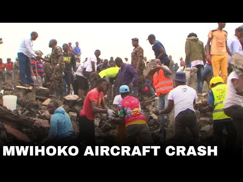 WHAT HAPPENED!! See scenes as AMREF aircraft crashes in Mwihoko, Kiambu County!!