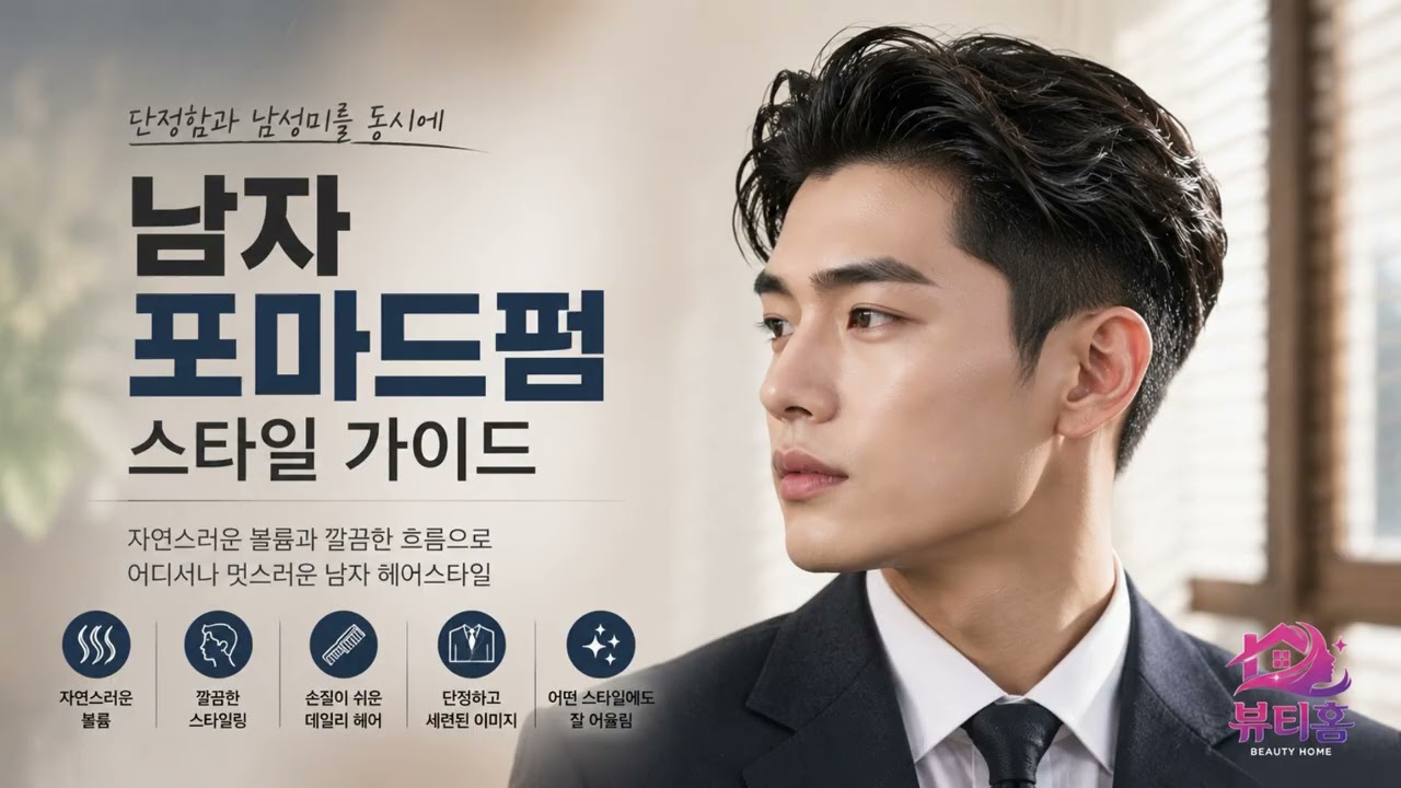 남자 포마드펌 스타일 가이드
