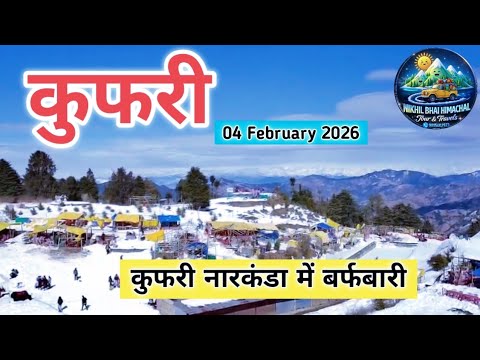 Shimla Kufri Narknada Snowfall Update , Shimla Kufri Snowfall Update, Shimla Kufri Snowfall 2026