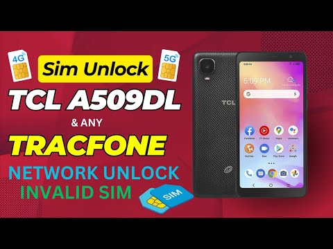 How to Free Sim unlock on A509DL TCL Mobile |How to Unlock Tracfone Carrier SIM for Free