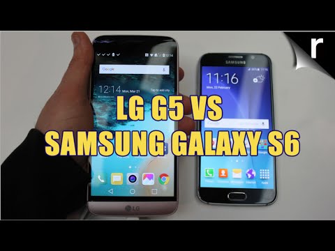 LG G5 vs Samsung Galaxy S6 hands on | MWC 2016