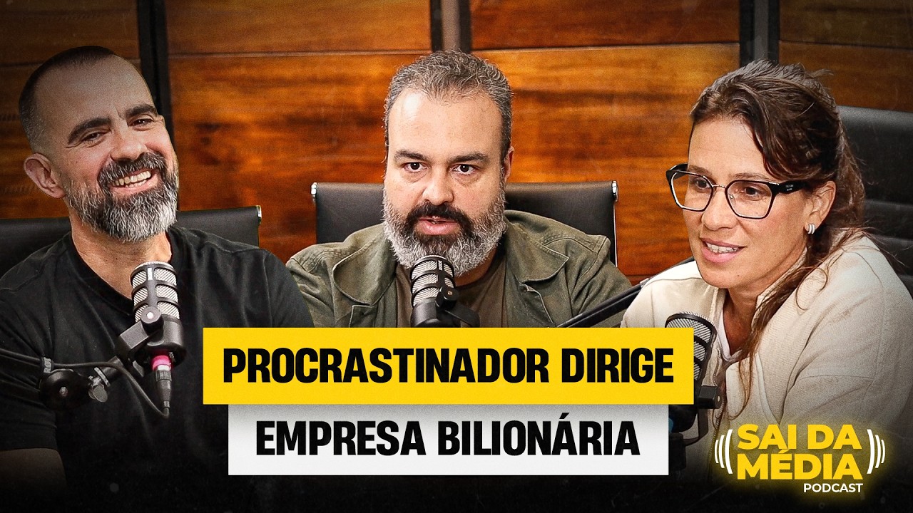 De procrastinador a DIRETOR de empresa BILIONÁRIA (com Alexandre Abramo) | Podcast Sai da Média #196