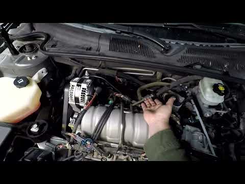 Buick Lucerne 3.8 Intake gasket replacement Part 2 Starting to take it appart