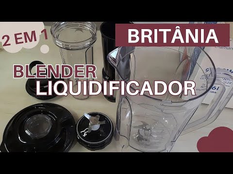 UMBOXING | LIQUIDIFICADOR BRITÂNIA DIAMANTE 800 To Go 900w | 2 EM 1