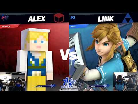 BSSP21 - Connor (Alex) Vs. Asher (Link) - SSBU Winners R1