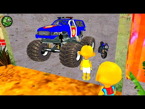Upin dan ipin Polisi Coba Aksi Motor GP & Mobil Polisi Monster Terkeren 😎 Dunia Oyya