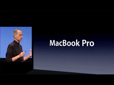 MacBook Pro is the first MacBook Pro - Steve Jobs
