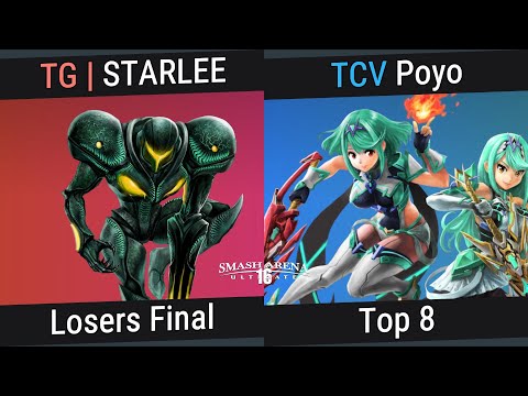 SAU16: Losers Final - TG | STARLEE (Dark Samus) Vs. TCV | Poyo (Pyra/Mythra) SSBU Singles