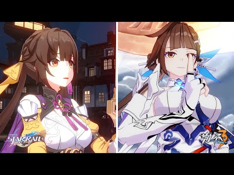 Honkai: Star Rail Sushang vs Honkai Impact 3rd Sushang Burst Animation Comparison