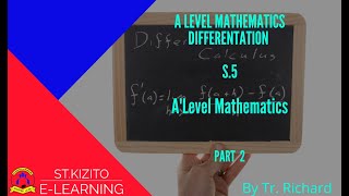 A LEVEL MATHEMATICS DIFFERENTATION PART 2