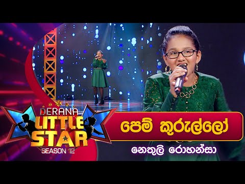 Pem Kurullo (පෙම් කුරුල්ලෝ) Nethuli Rohansa | Derana Little Star Season 12