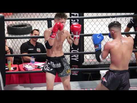 Close Muay Thai Fight - Alef Ewerton VS Lucas Maxsuel (alemaozinho) - 19 08 2018 TFF Muay Thai Storm