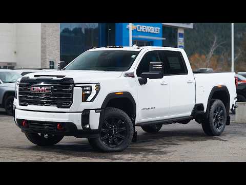 2026 GMC Sierra 3500HD 4WD Crew Cab Standard Box AT4 in White for sale at Salmon Arm Chevrolet Buick GMC in Salmon Arm, BC