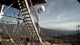 preview picture of video '3/31/19 - Drone Footage of Climbing Down Oak Flats Lookout Tower Stairs'