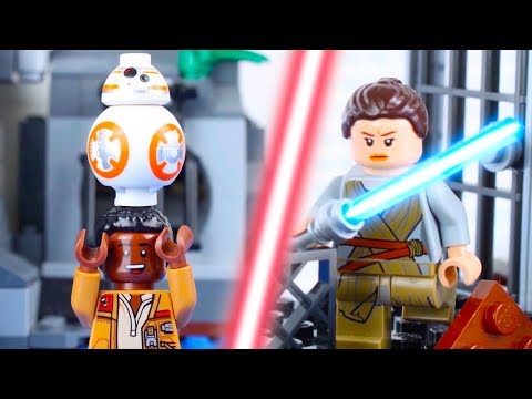 LEGO Star Wars Prison Break (PART 1) STOP MOTION ft. Rey, Kylo Ren, Finn And BB-8 Video