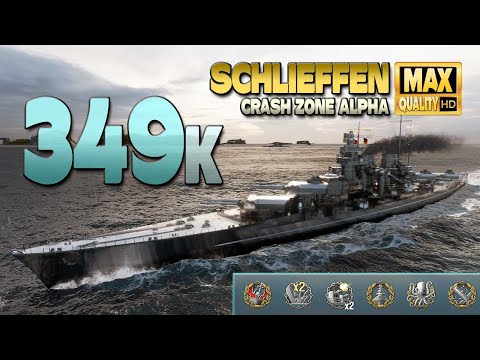 Schlachtschiff Schlieffen in einer exzellenten Schlacht - World of Warships