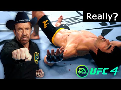 UFC4 Bruce Lee vs Chuck Norris EA Sports UFC 4 - Epic Fight