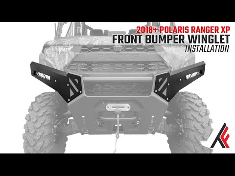 2018+ Polaris Ranger Factory Bumper Light Kit Installation