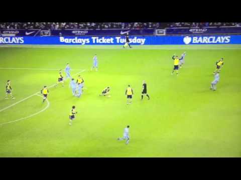 Santi Cazorla Dribbling Skills Vs Man City! 19/01/15