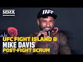UFC Fight Island 8: Mike Davis Emotional Reflecting On 2020: 'I Was Fighting For My Career'