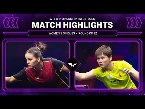 Mariam Alhodaby vs Nina Mittelham | WS R32 | #WTTFrankfurt 2025