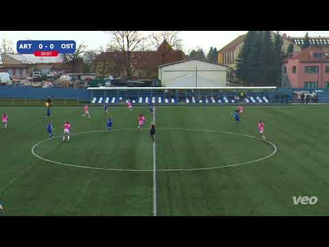 1.liga dorostenek 2025/26 11.kolo: SK Artis Brno - FC Baník Ostrava 1:3 (0:3)