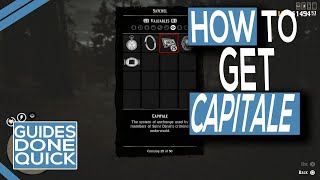 How To Get Capitale In Red Dead Online
