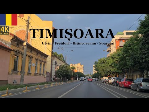 4K Timișoara Drive - Utvin - Freidorf - Brâncoveanu - Zona Soarelui Romania Timiș Banat 4K