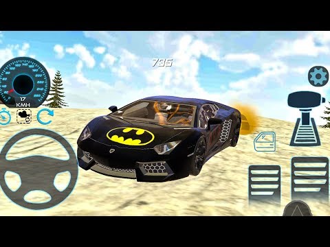 Batman Special Edition Lamborghini Aventador Drift Simulator - Android Gameplay