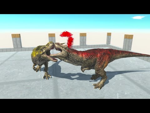Red T-Rex on Sky Arena vs Every Unit - Animal Revolt Battle Simulator