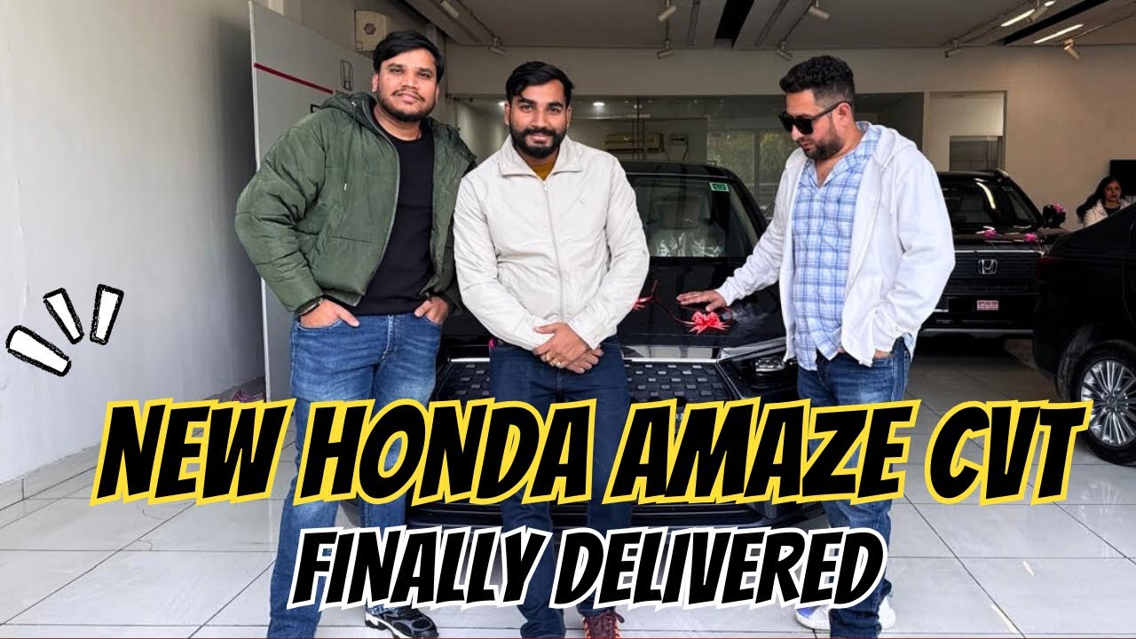 Finally Honda Amaze CVT Delivered 😍 | First Drive & Family Reactions | Daily Vlog