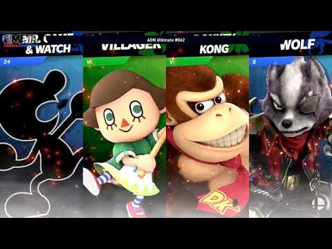 AON Ultimate 62 - GutBuster & Chomps vs Hangman & Bartender Winners Round 1- Smash Ultimate