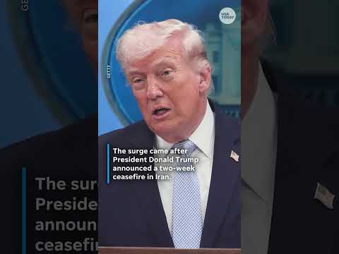 Stock market soars after US-Iran ceasefire news