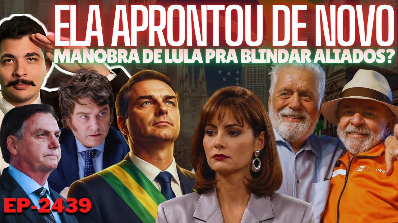 Michelle APRONTOU de NOVO, Mas FLÁVIO AVANÇA + Manobra de LULA Pra BLINDAR Aliados? + Onda Azul