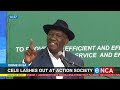 Cele Lashes Out At Action Society