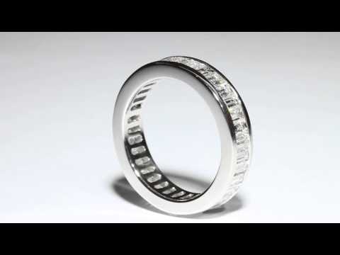 2.50 Baguette Eternity Wedding Band