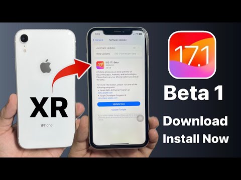 iOS 17.1 Beta 1 - How to Install iOS 17.1 Beta 1 on iPhone XR