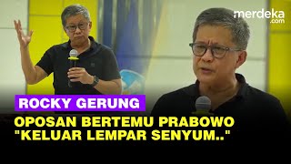 Download lagu Kritik Tajam Rocky Gerung Oposan Usai Bertemu Prabowo Senyum: Setelah Oposisi Dapat Posisi mp3