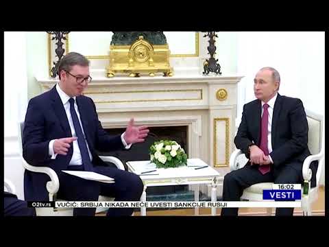 VUÇIÇ NE MOSKE TAKON PUTIN, PRESIDENTI RUS POHON SE ÇESHTJA E KOSOVES TE ZGJIDHET PERMES DIALOGUT LA