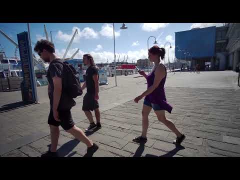 WALKING IN GENOVA - EXPLORING PORTO ANTICO