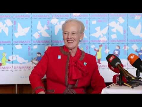 H.M. Dronning Margrethe interview om Julemærket 2015