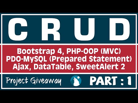 Learn 1 CRUD App Using PHP OOP PDO MySQL Ajax | Introduction Demo ...