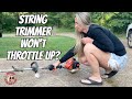 How To Fix A String Trimmer That Won't Throttle Up. Echo SRM-225 Complete Diagnoses and Repair VLOG