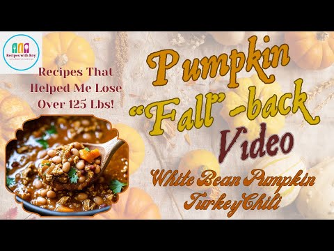 "Fall"-Back Video: SkinnyTaste Turkey White Bean Pumpkin Chili | Stovetop, Crockpot, or Instant Pot