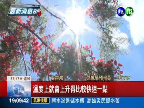 夏天又回來! 未來一週高溫飆35度